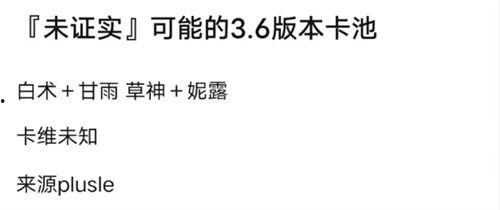 原神34卡池爆料最新,神秘角色降临,新元素与传说故事即将展开 第2张 原神34卡池爆料最新,神秘角色降临,新元素与传说故事即将展开 第2张